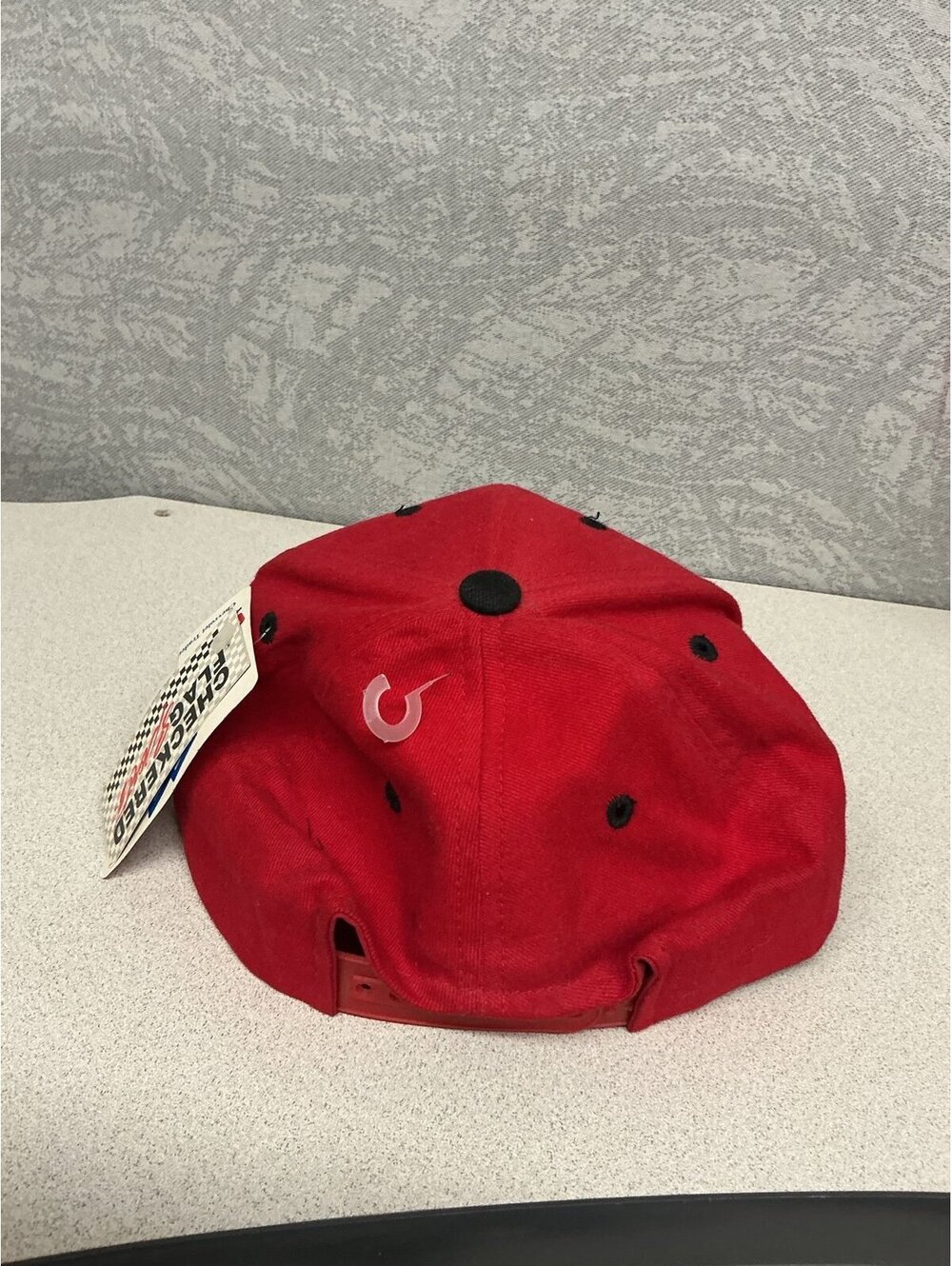Red Chevrolet Racing Snapback Hat - Picture 2 of 5